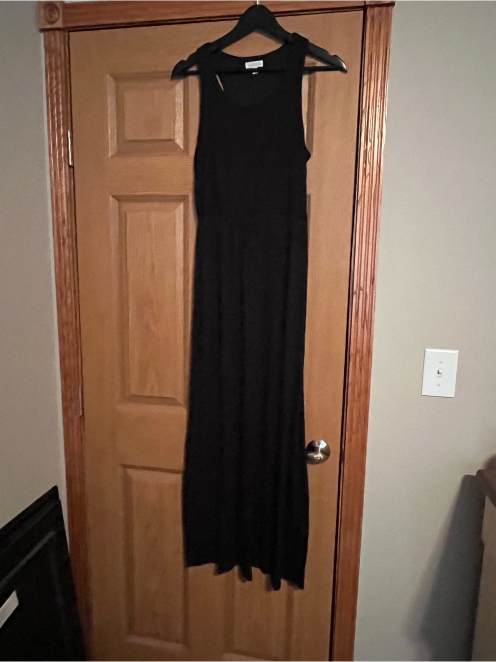 Charming Charlie Black Sleeveless Maxi Dress